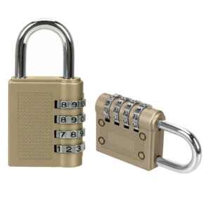 Grey New Weatherproof Security Padlock Heavy Duty 4-Digit Combination Lock