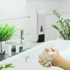 Wall Mounted Push Bathroom Soap Dispenser for Shower Hand Gel Shampoo Bath